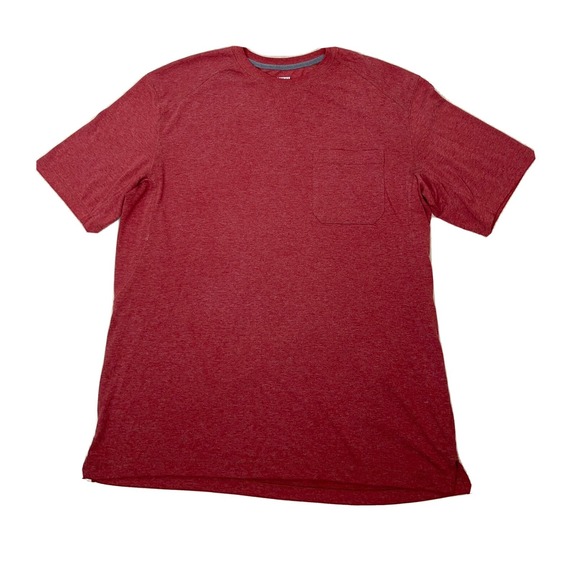 Duluth Trading Mens Large Short Sleeve Cotton Crew Neck Pocket Tee T Shirt, - Picture 1 of 6